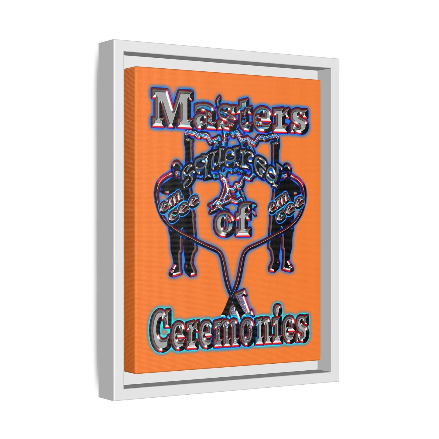 em cee squared - framed canvas art (crusta)