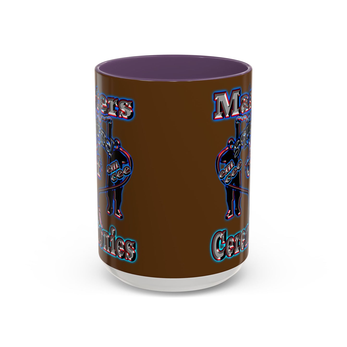 em cee squared - Accent Mug (brown)