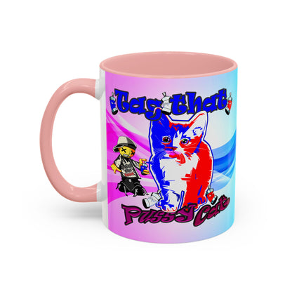 tag that - Accent Mug (light blue-pink wave)