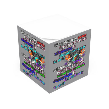 doggystyle - note cube (grey)