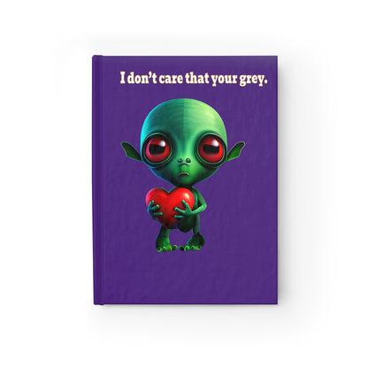 I don't care that your grey - journal-blank (purple)