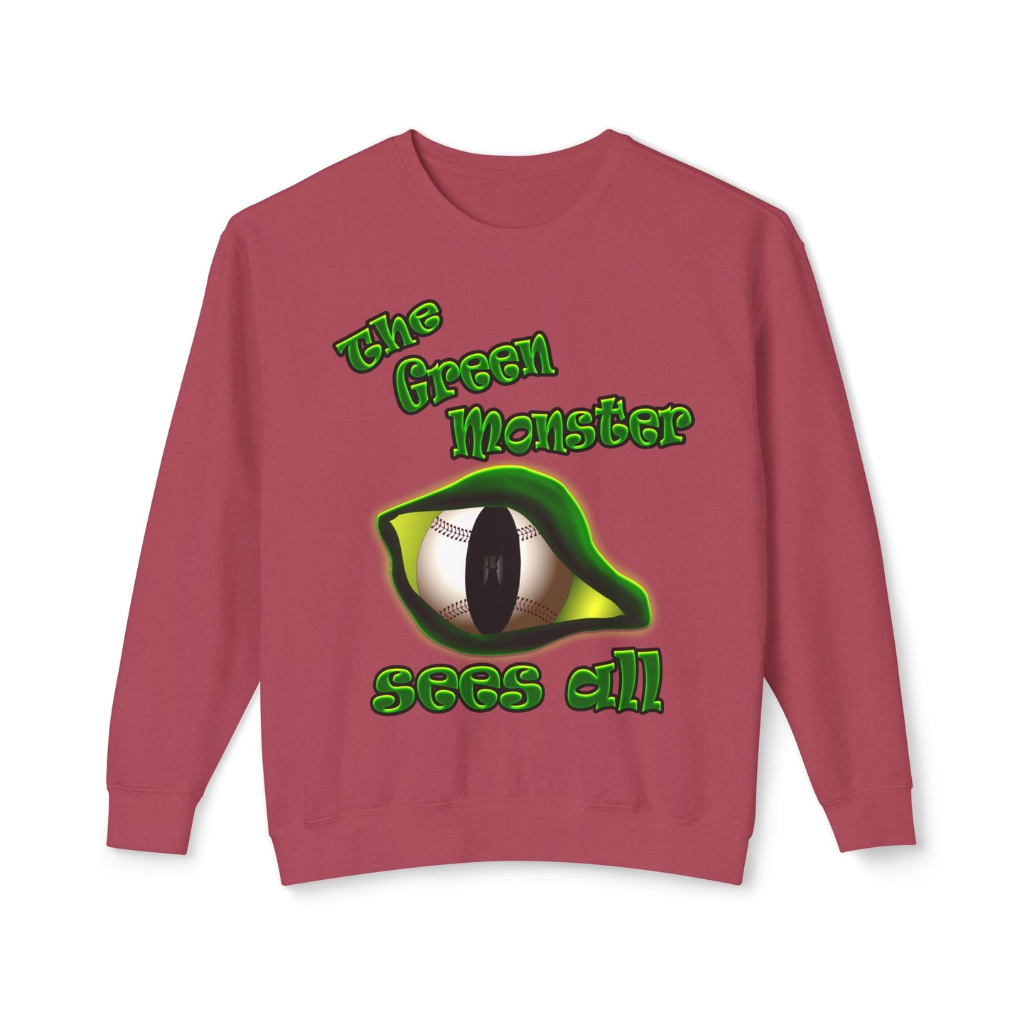 green monster - Unisex Lightweight Crewneck Sweatshirt