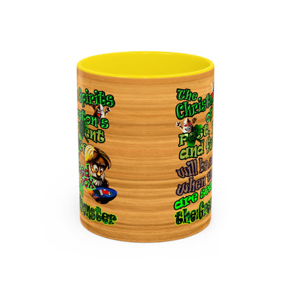 christmas spirits of boston - Accent Mug (butterscotch wood finish)