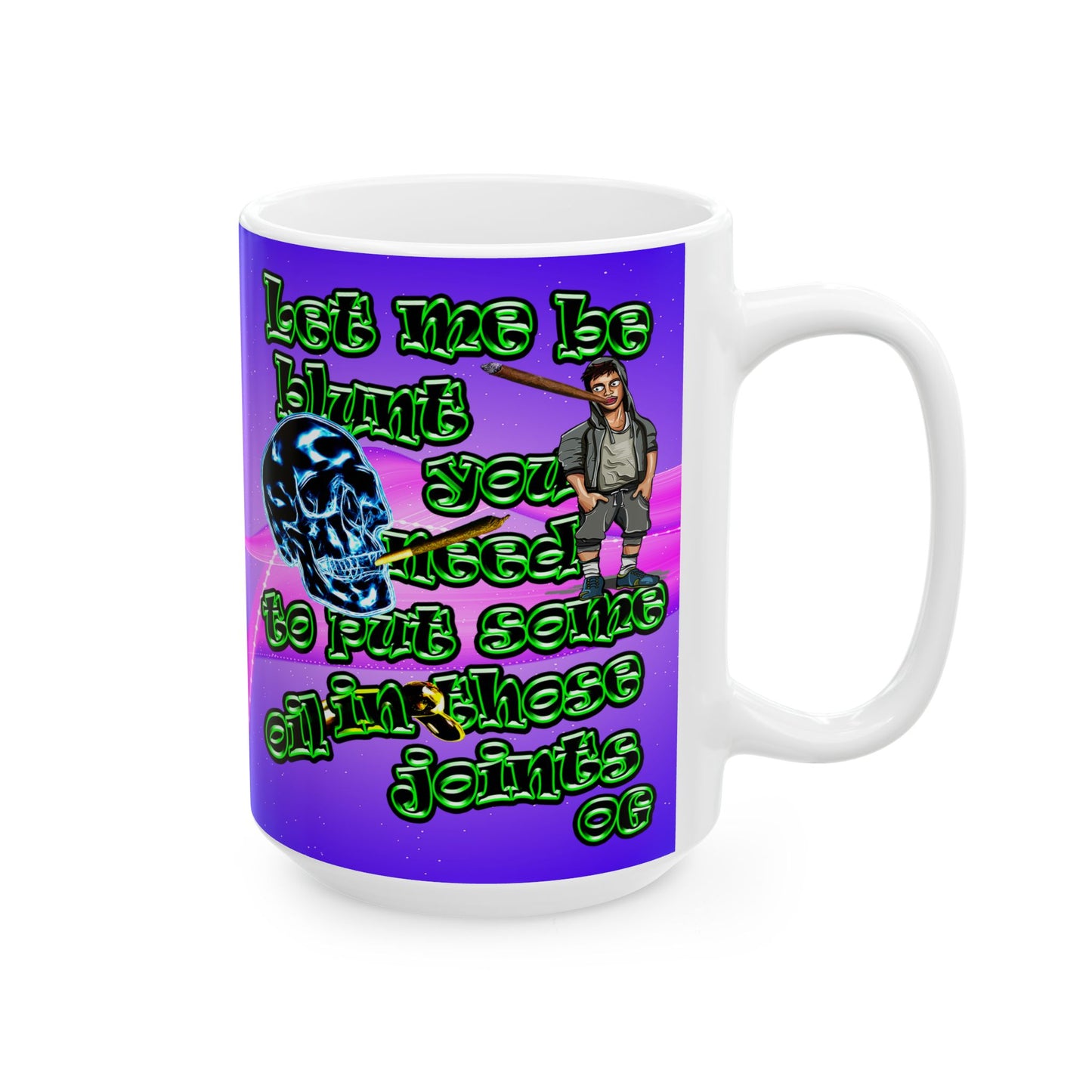 og - White Mug (purple-pink wave)
