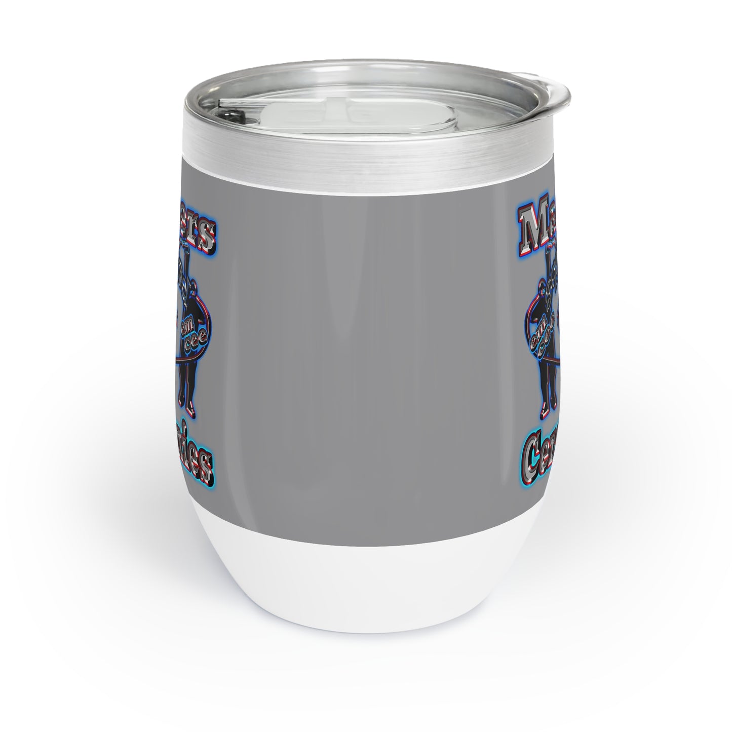 em cee squared - Chill Wine Tumbler (grey)