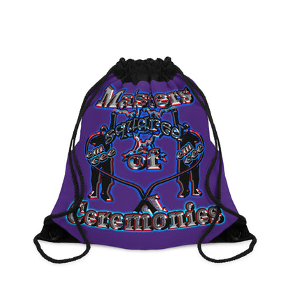 em cee squared - Drawstring Bag (purple)