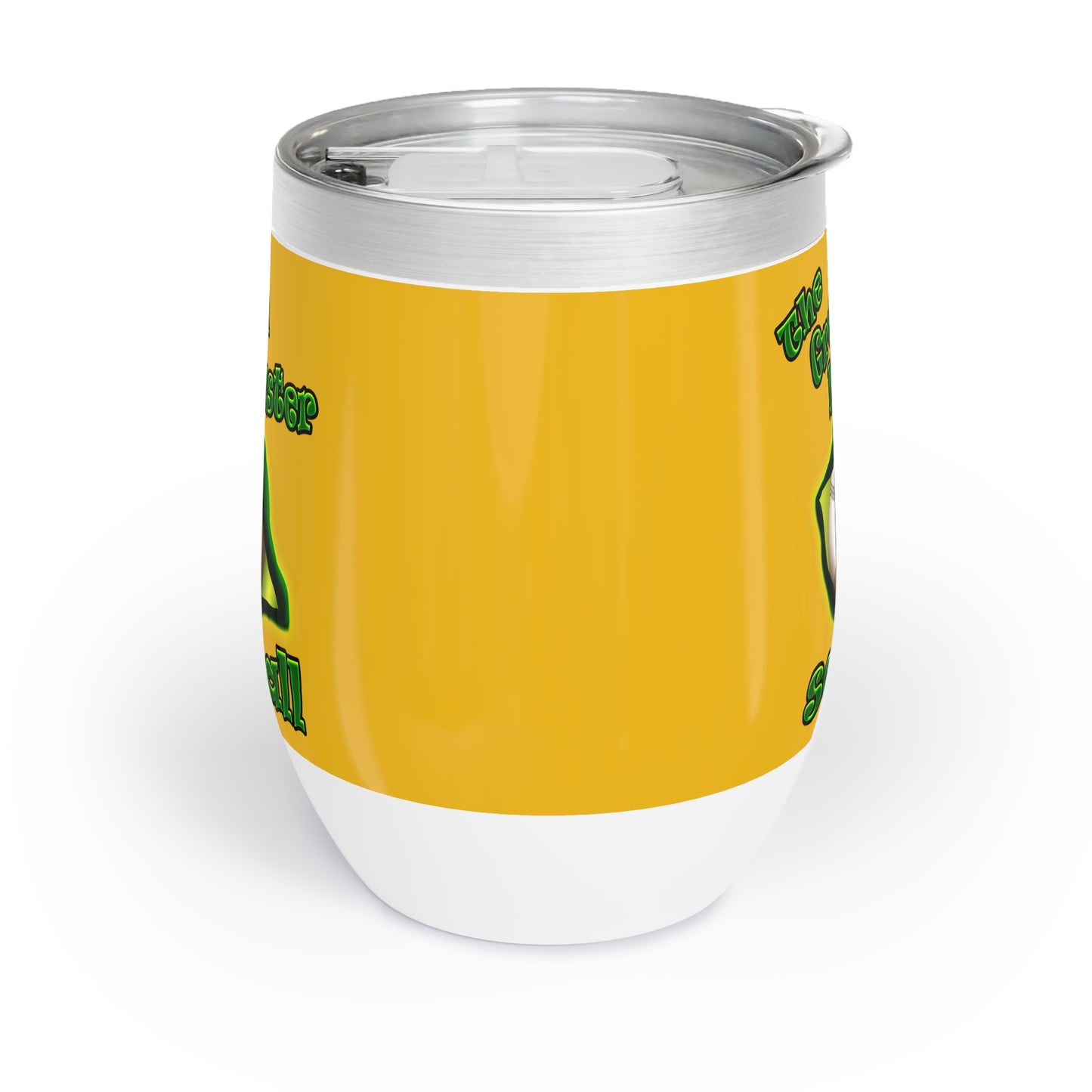 green monster - Chill Wine Tumbler (yellow)