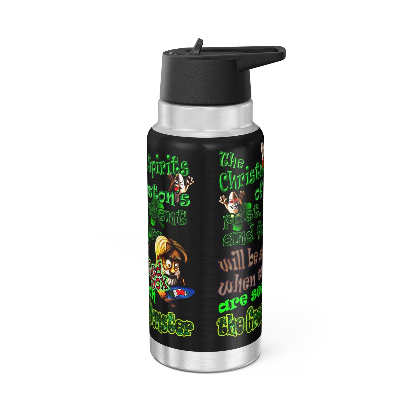 christmas spirits of boston - Gator Tumbler, 32oz (black)