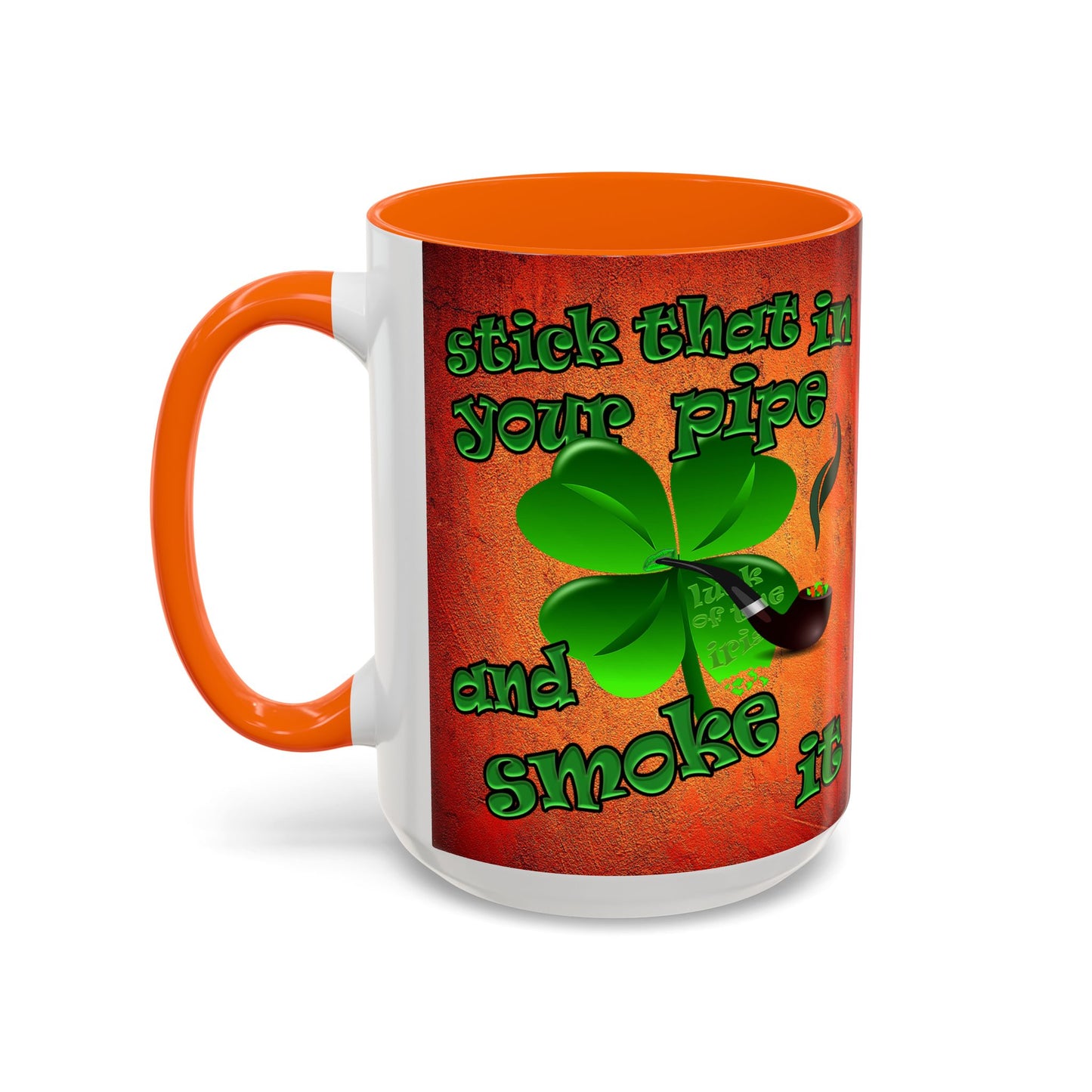 celtics logo - Accent Mug (burnt orange)