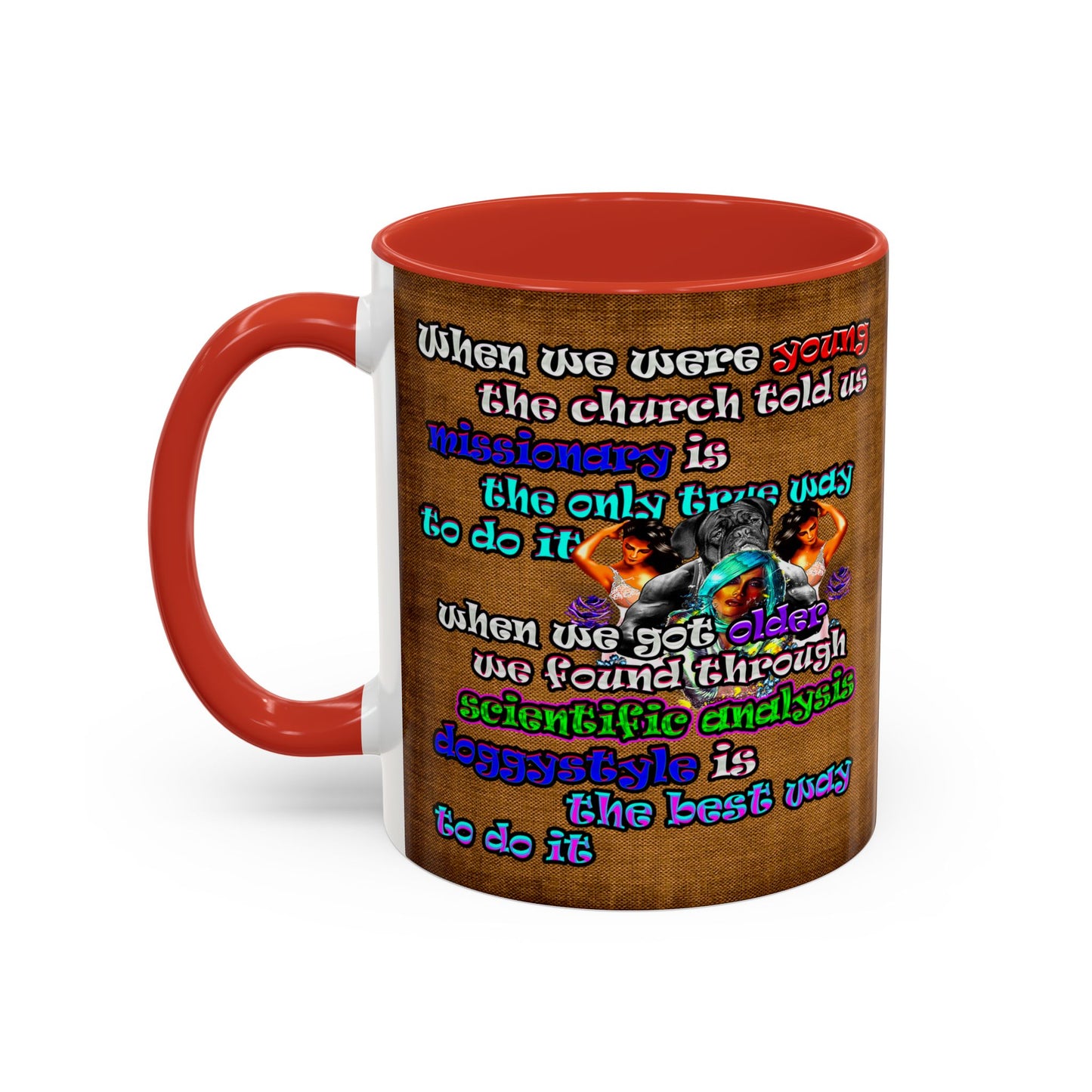 doggystyle - Accent Mug (brown papyrus)