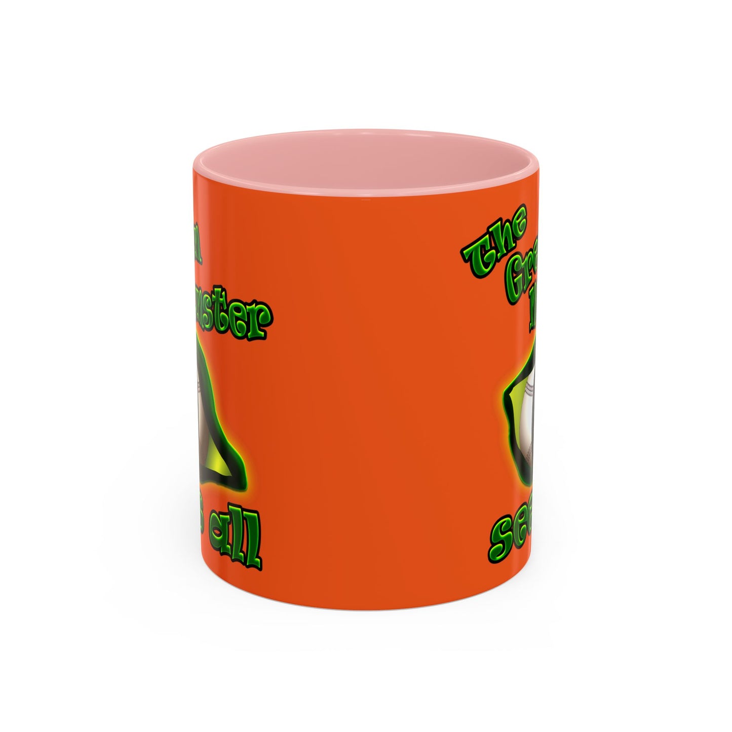 green monster - Accent Mug (orange)
