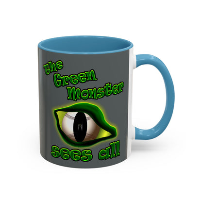 green monster - Accent Mug (dark grey)