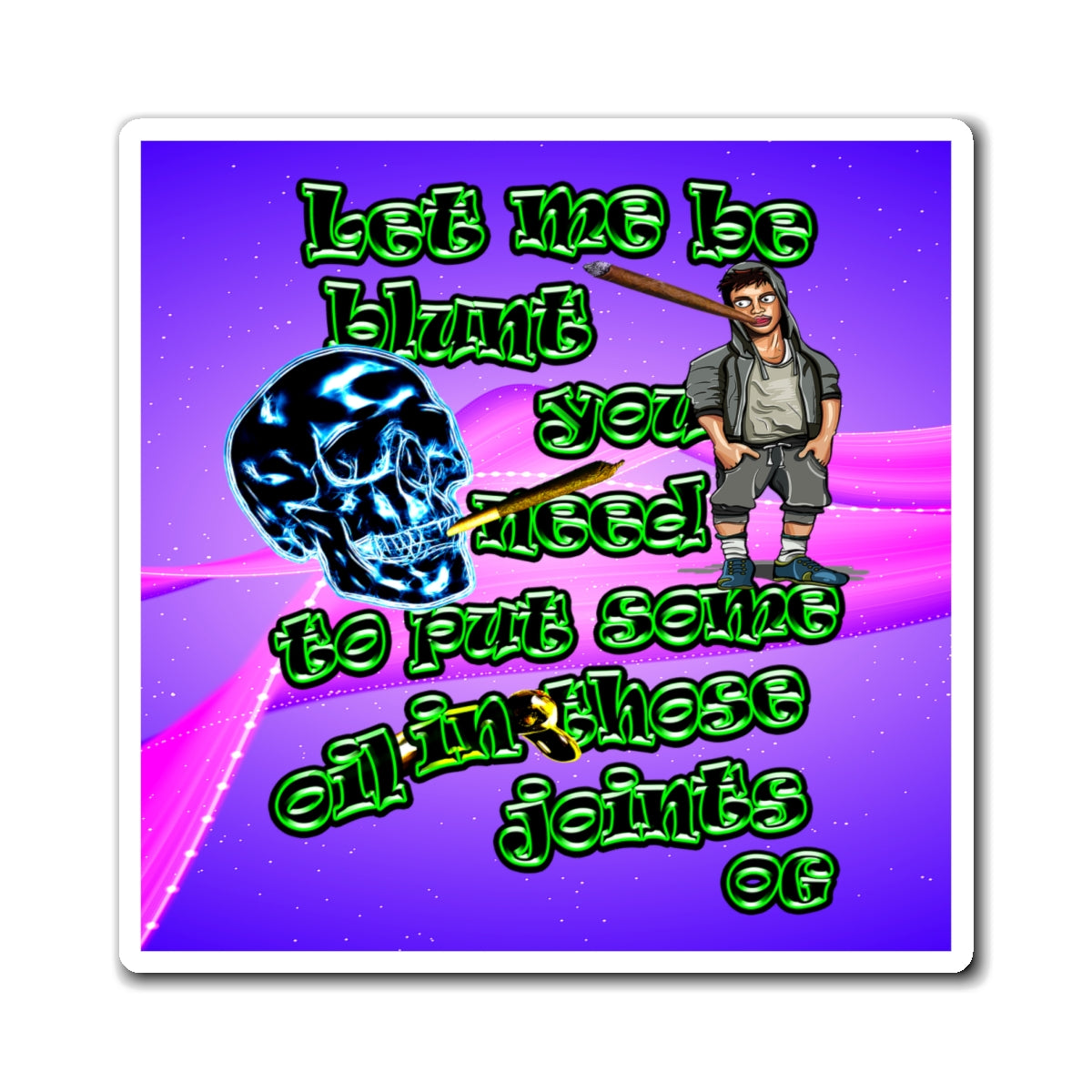 og - Magnets - (purple-pink wave)