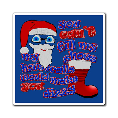 santa's shoes - Magnets - (dark blue)