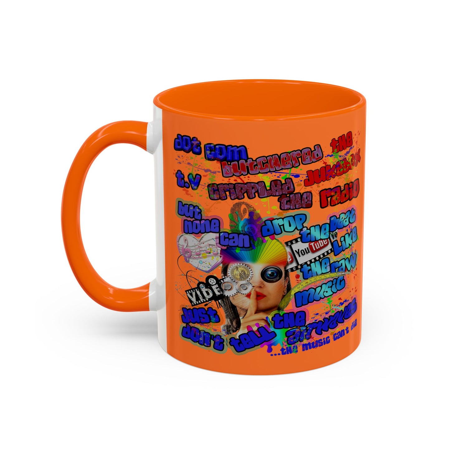 drop the beat - Accent Mug (crusta)