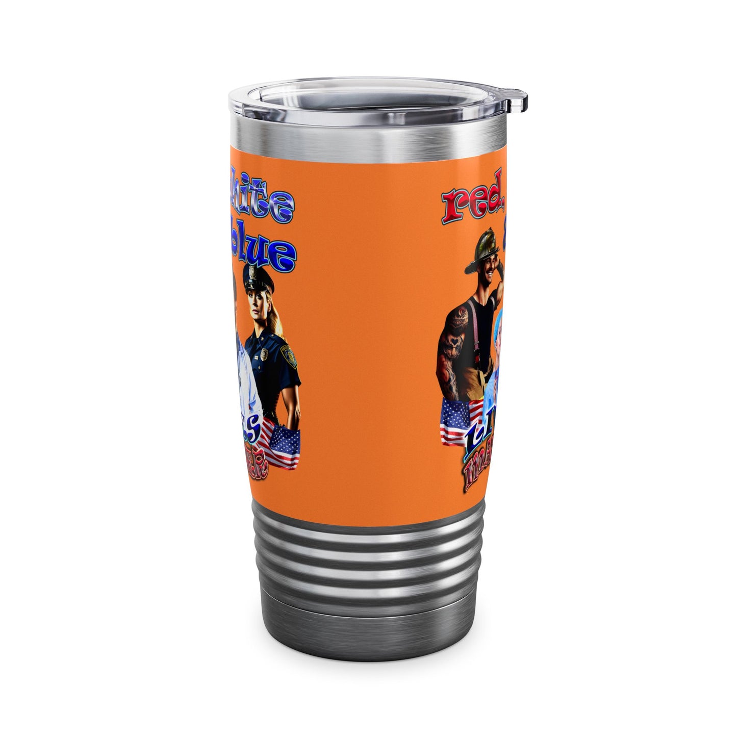 rw&b lives matter - Ringneck Tumbler, 20oz (crusta)