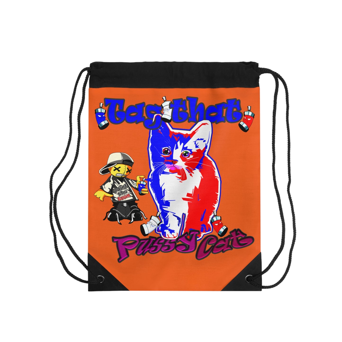tag that - Drawstring Bag (orange)