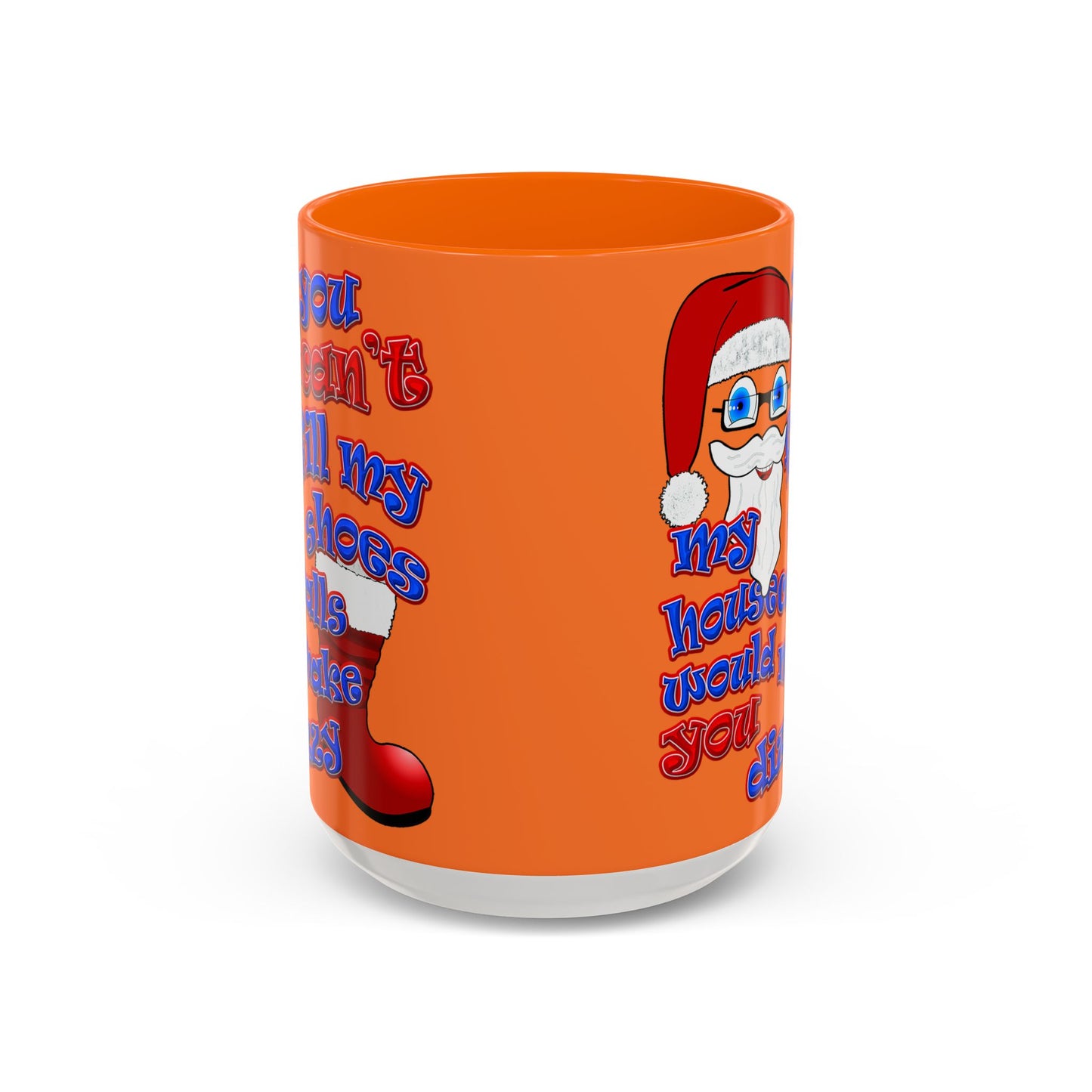 santa's shoes - Accent Mug (crusta)