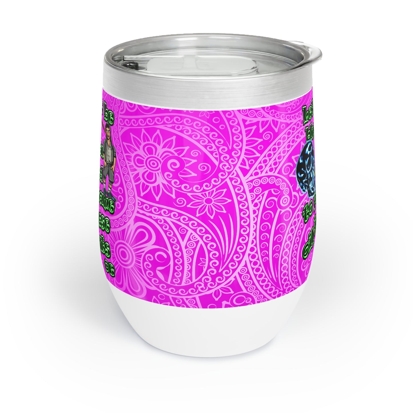 og - Chill Wine Tumbler (pink swirl)