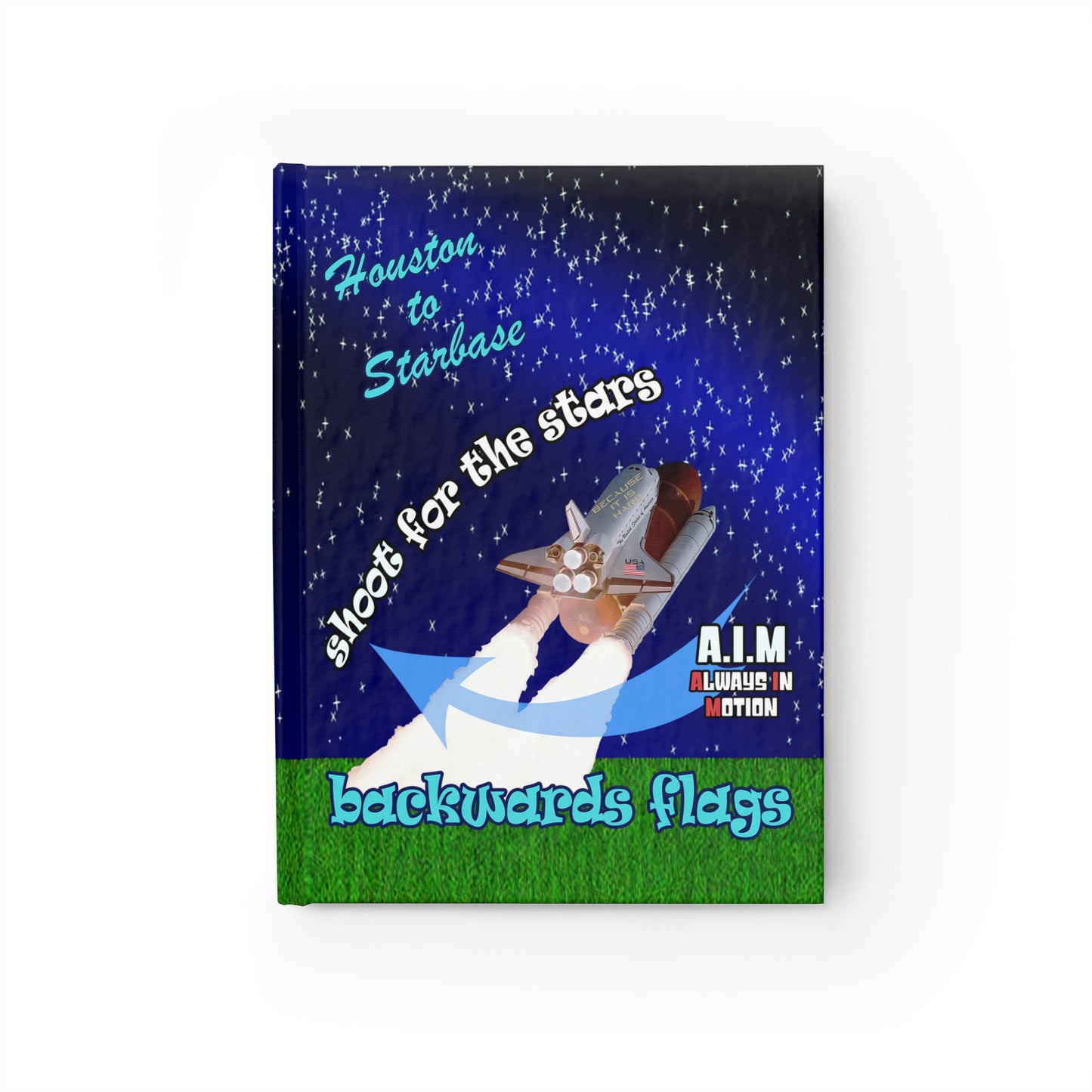 shoot for the stars - journal-blank ('snoops' background)