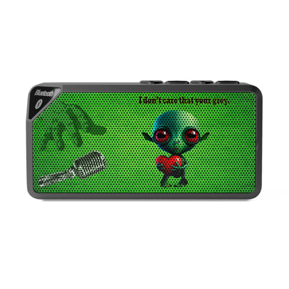 I don't care that your grey - Jabba Bluetooth Speaker (green turf)