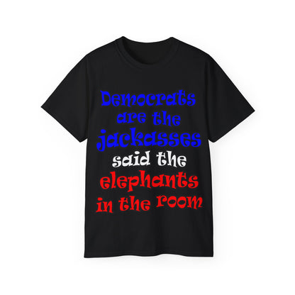 donkeys and elephants - Unisex Ultra Cotton Tee