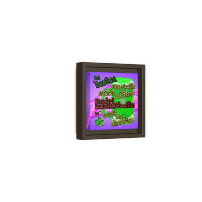 celtics logo - framed canvas art (purple-pink wave)
