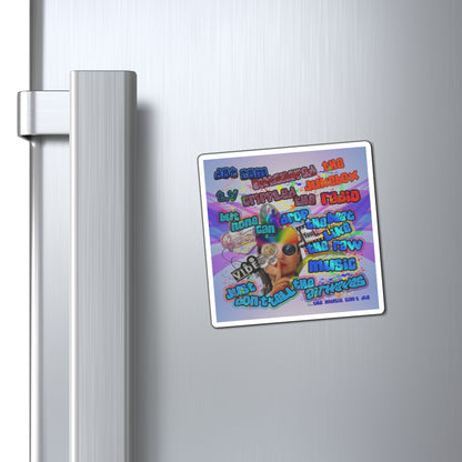 drop the beat - Magnets - (light blue-pink wave)