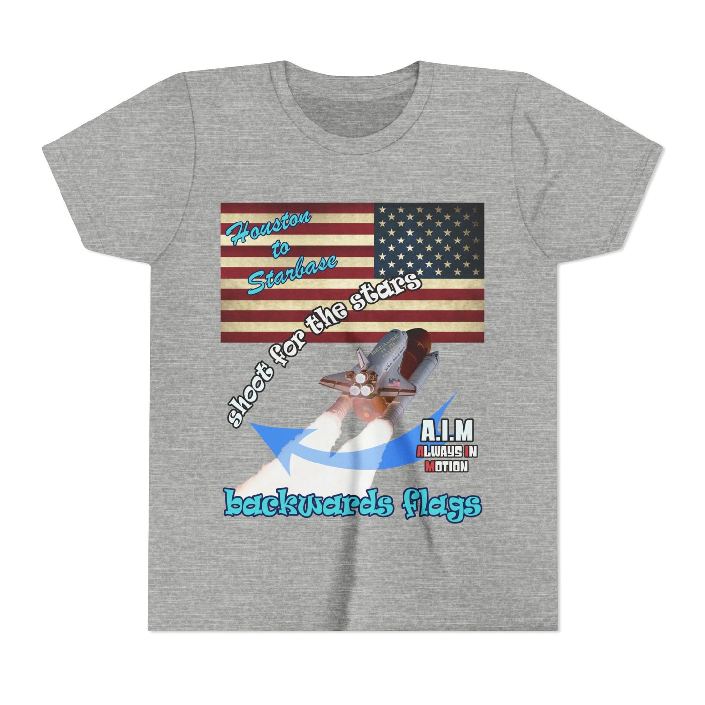 shoot for the stars - Youth Short Sleeve Tee