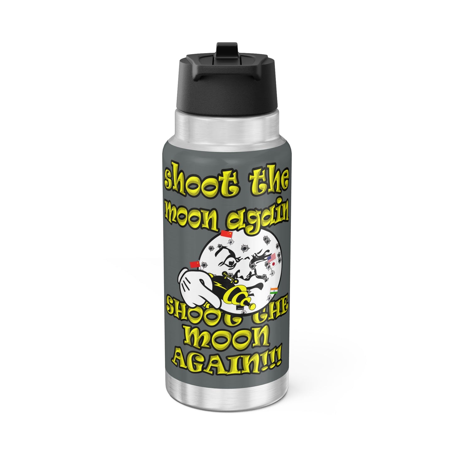 shoot the moon again - Gator Tumbler, 32oz (dark grey)