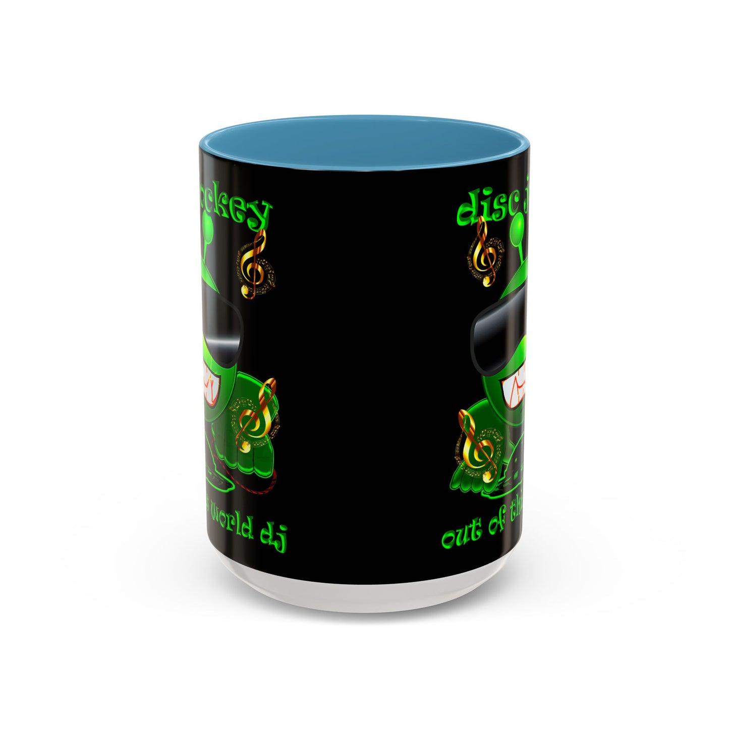 disc jockey - Accent Mug (black)