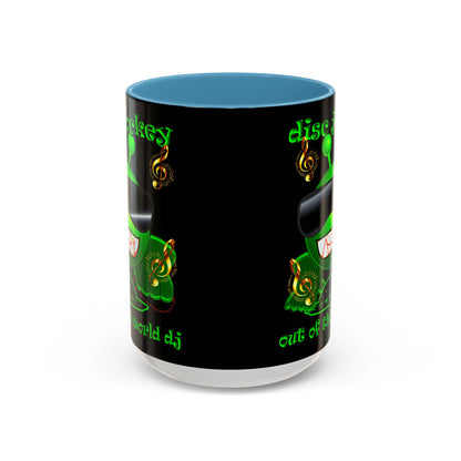 disc jockey - Accent Mug (black)