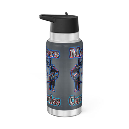 em cee squared - Gator Tumbler, 32oz (grey-light grey)