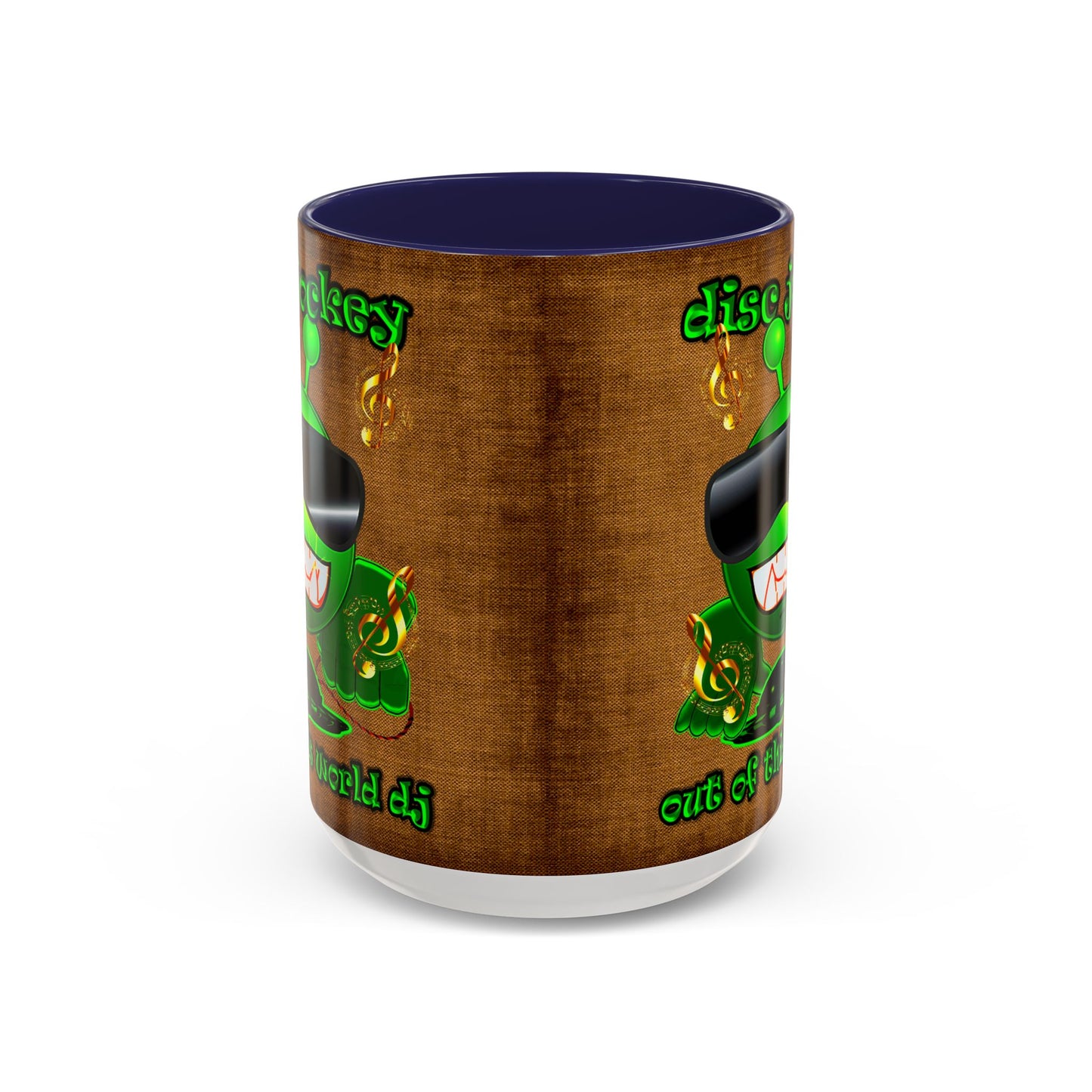 disc jockey - Accent Mug (brown papyrus)