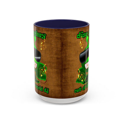 disc jockey - Accent Mug (brown papyrus)