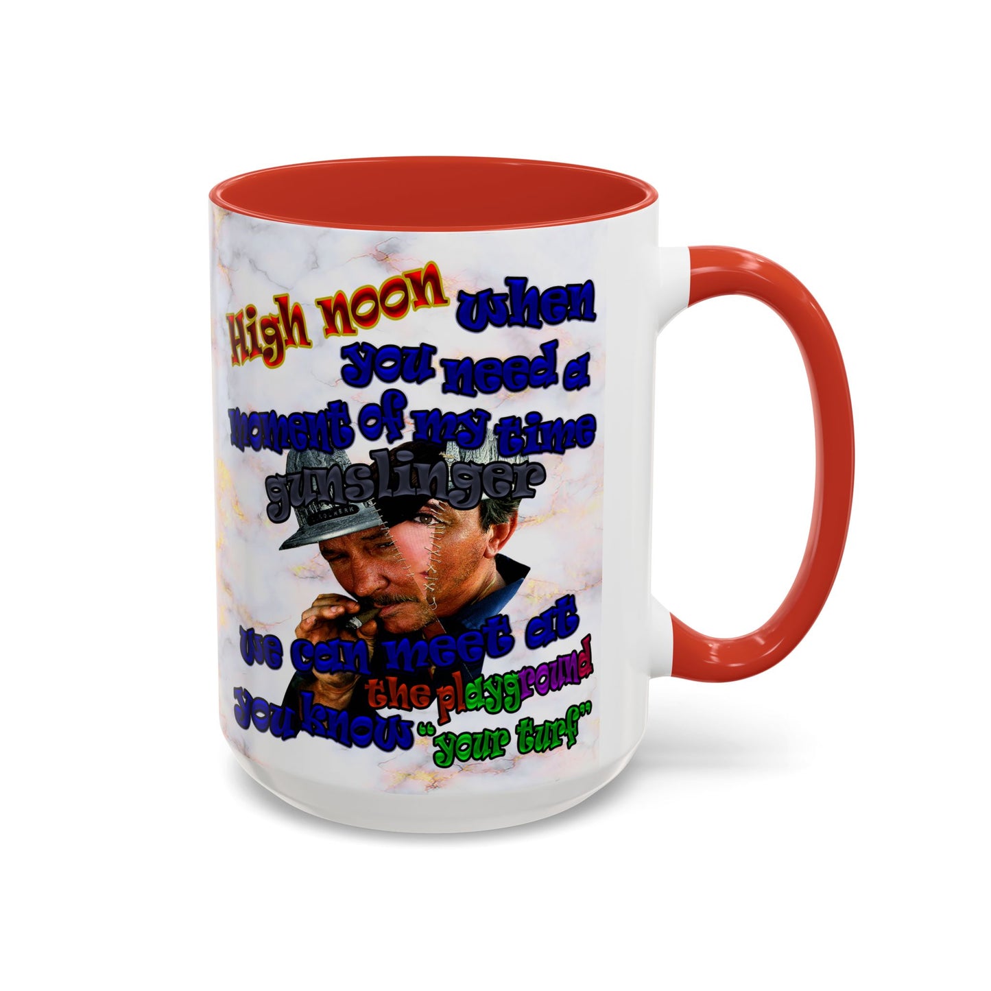 high noon - Accent Mug (white marble)