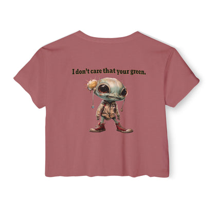 I don't care that your grey - Women's Festival Crop Top