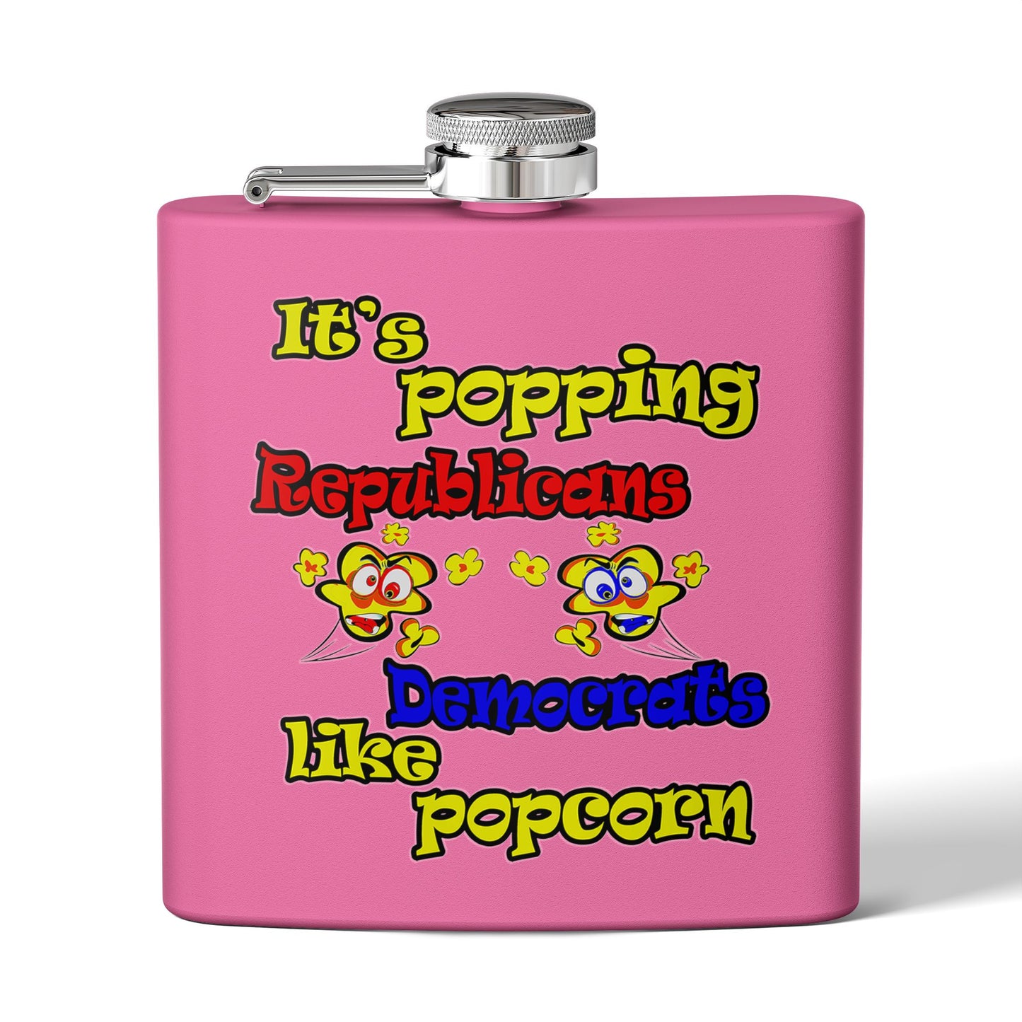 popping like popcorn - Stainless Steel Flask