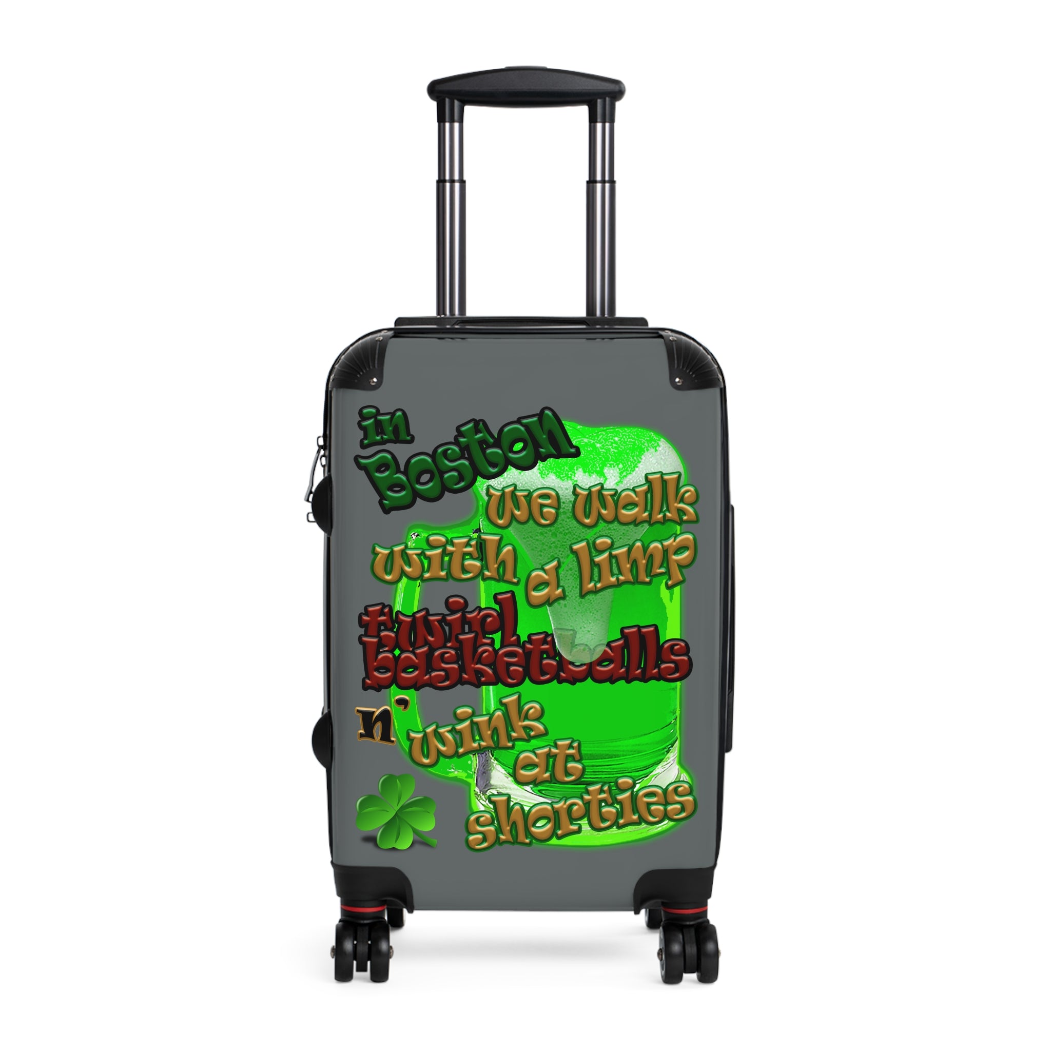 celtics logo - Suitcase (dark grey)