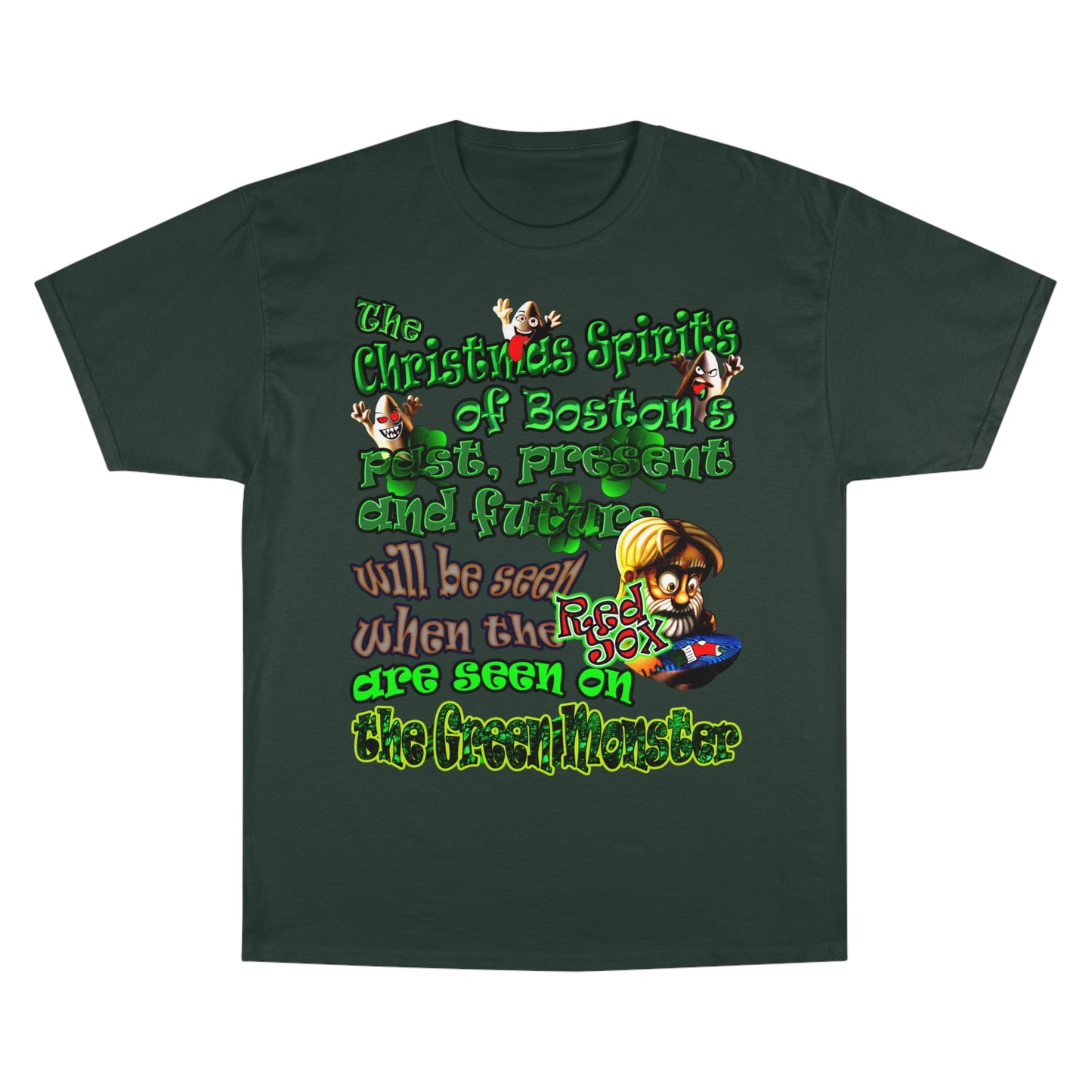 christmas spirits of boston - Champion T-Shirt