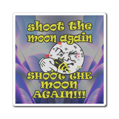shoot the moon again - Magnets - (grey-pink wave)