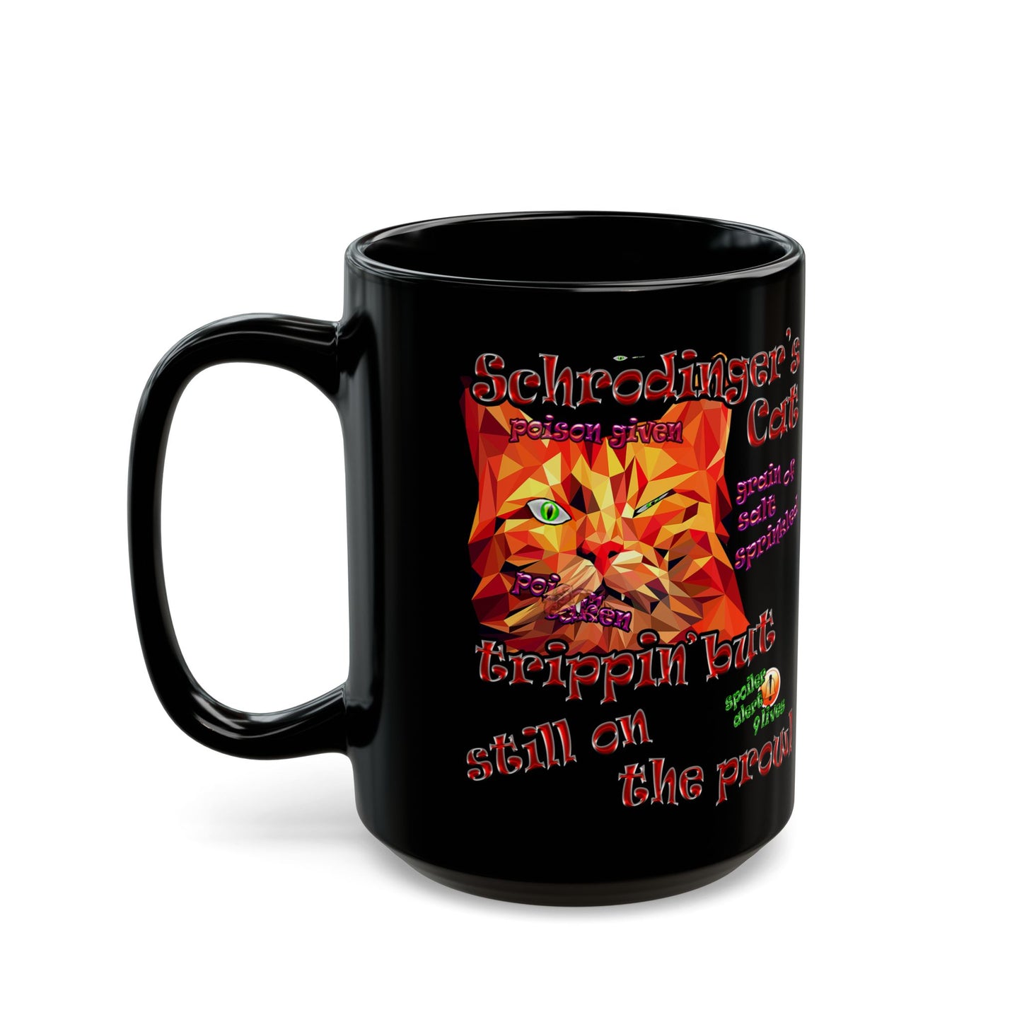 schrodinger's cat - Black Mug (black)
