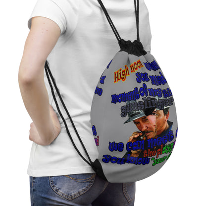 high noon - Drawstring Bag (grey)
