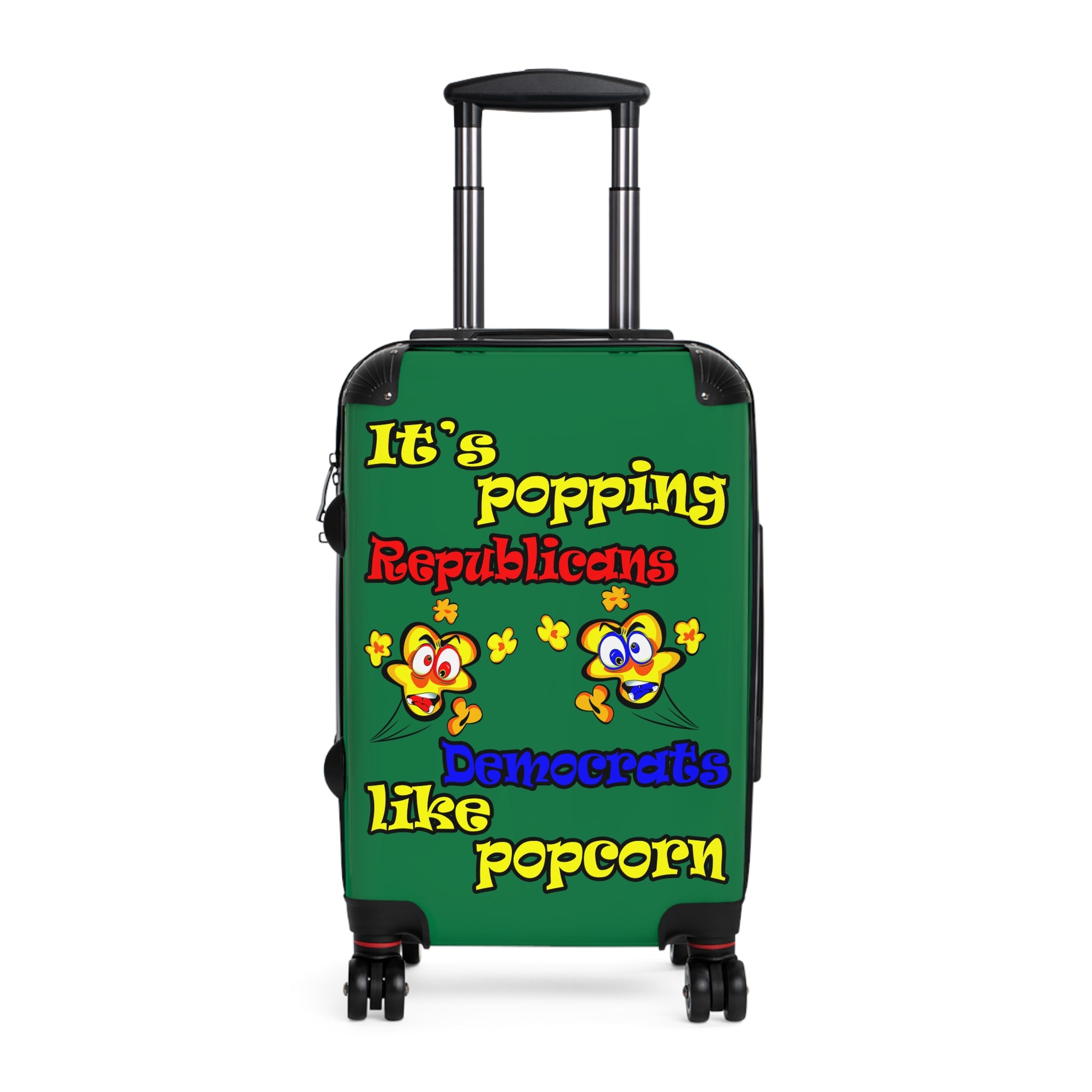 popping like popcorn - Suitcase (dark green)