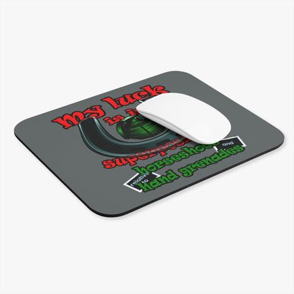 my luck - Mouse Pad (Rectangle) (dark grey)