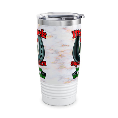 my luck - Ringneck Tumbler, 20oz (white marble)