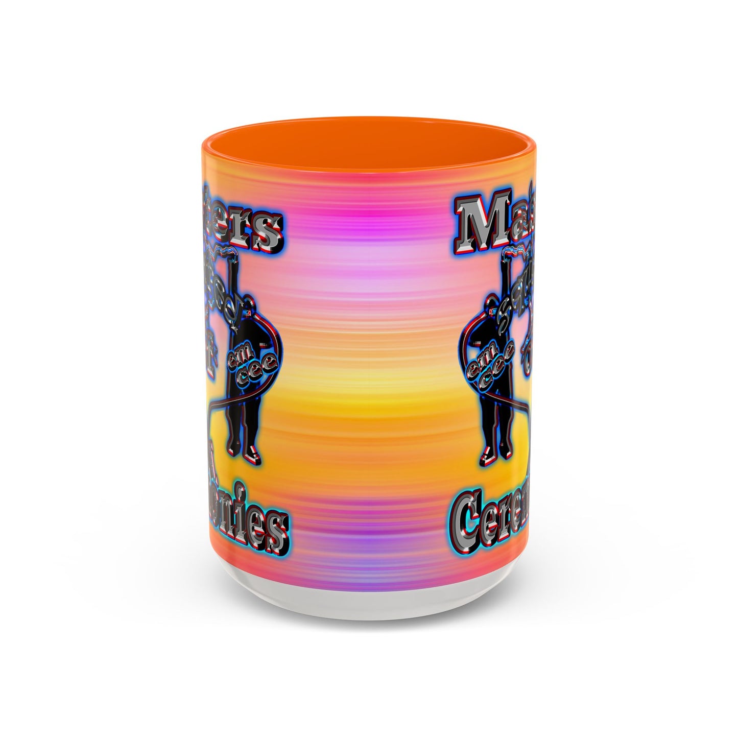 em cee squared - Accent Mug (color blur)