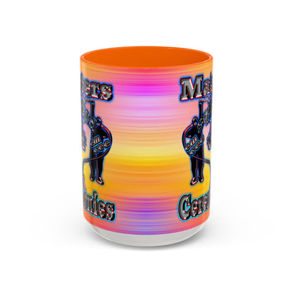 em cee squared - Accent Mug (color blur)