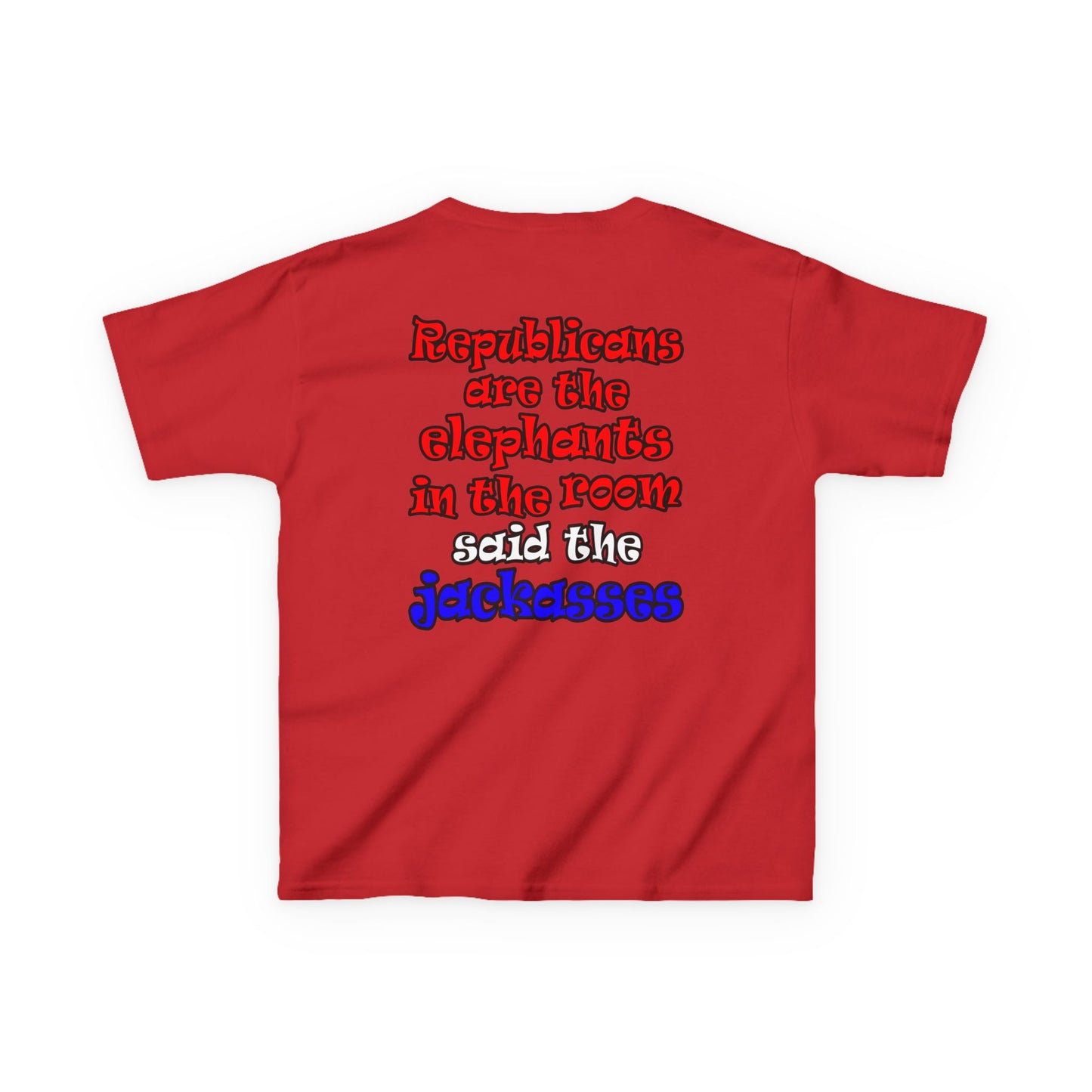 donkeys and elephants - Kids Heavy Cotton™ Tee