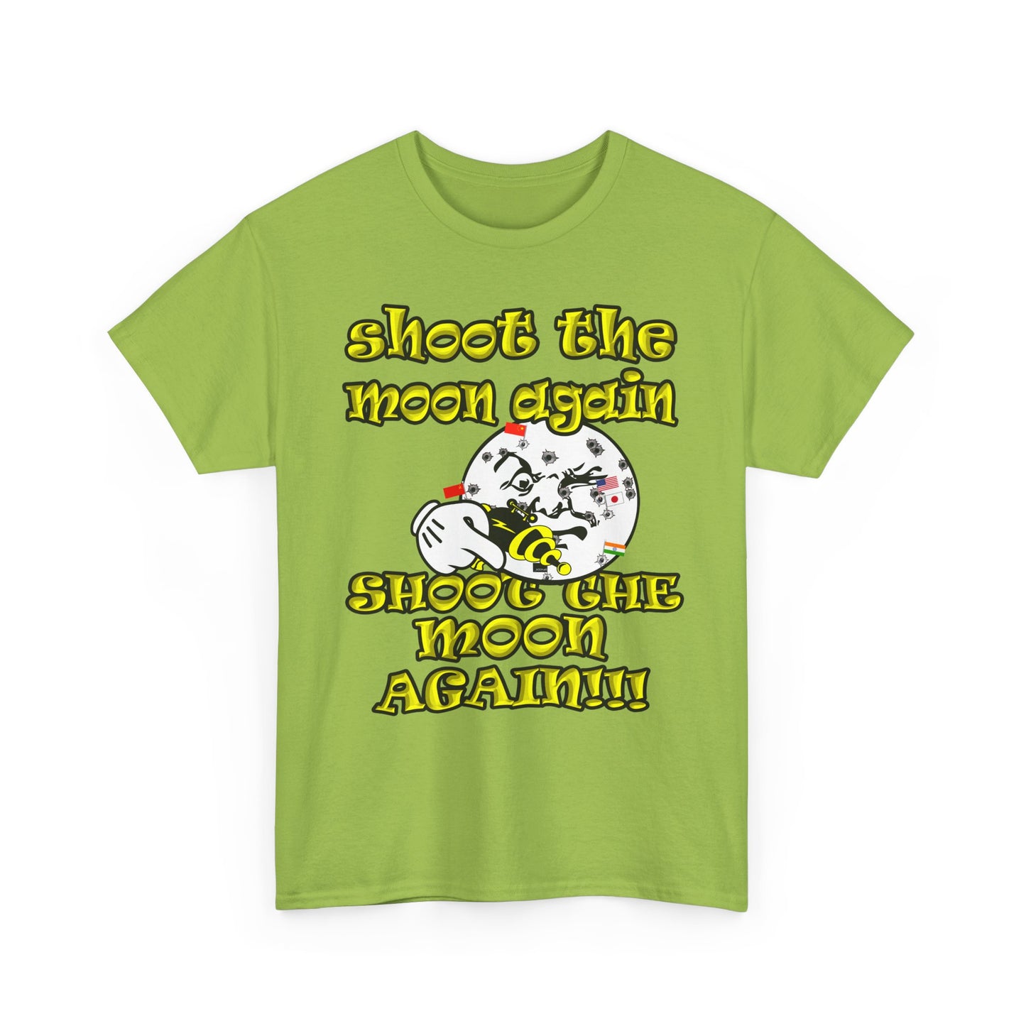 shoot the moon again - Unisex Heavy Cotton Tee
